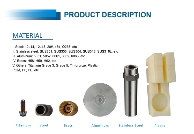 China Supplier Cheap Customize Precision Brass Steel Aluminium CNC Milling Machining Parts